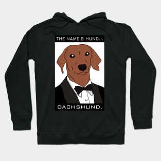 The Name Is Hund. Dachshund. Hoodie